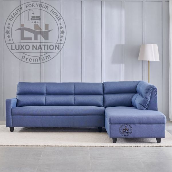 Spacious Sectional L Sofa – Corner Fit for Luxe Interiors